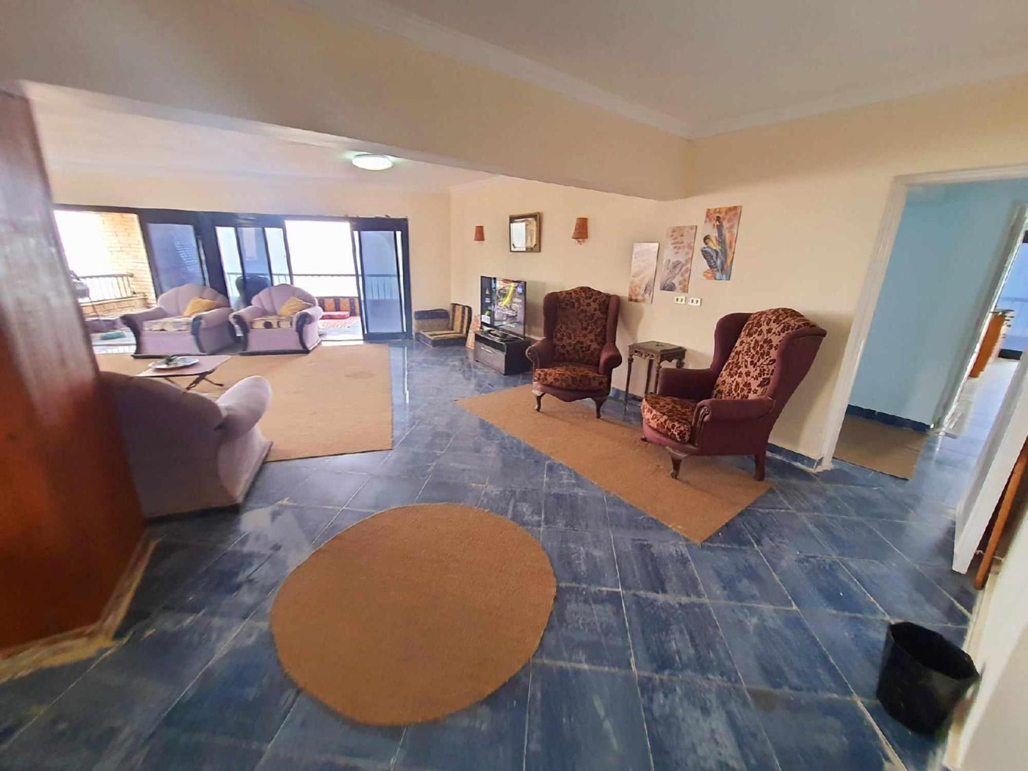 Sea View Free Wifi 3 Bedrooms 2 Toilets 5th Floor Bellevue Village Agami Available Year Days & 5 Heavy Blanket Available